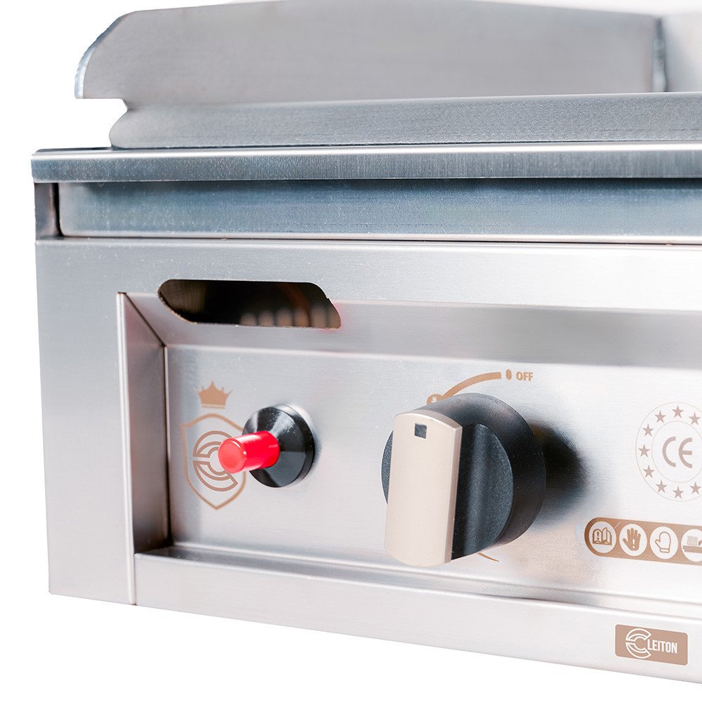 Plancha Industrial Gas 30cm Sobremesa Cleiton | Maquinaria Hostelería