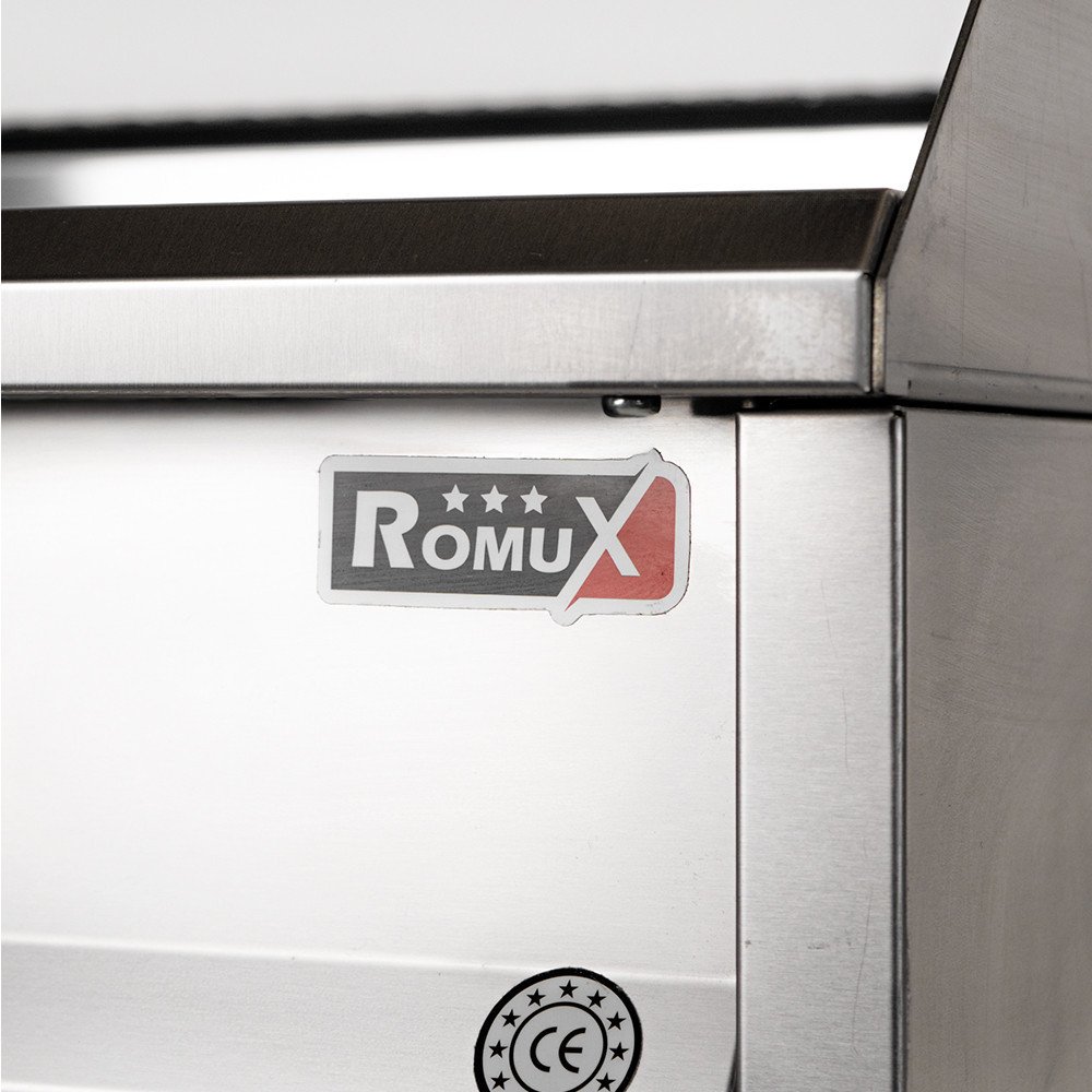 Plancha a gas 100 cm top romux