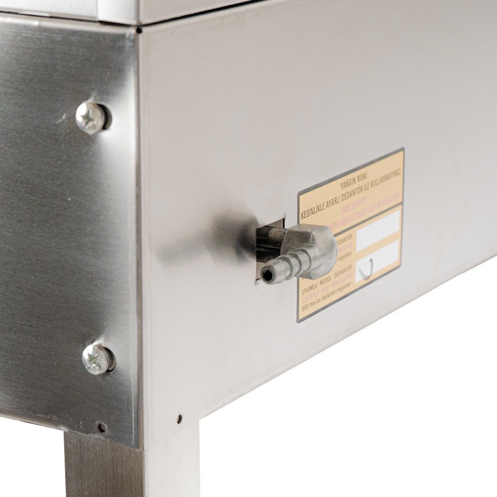 Cocina Industrial 3 Fuegos Gas Horizontal 139x55 cm | Gastroten