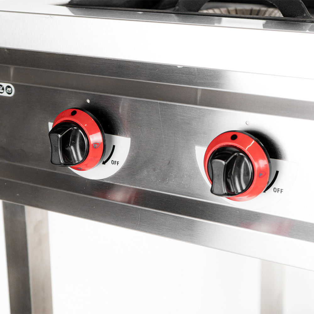 Cocina Industrial 4 Fuegos a Gas 80x50 cm Romux | Equipamiento Industrial