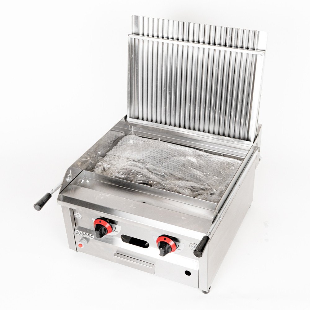 Barbacoa Industrial Piedra Volcánica 50 cm Cleiton | Equipamiento Hostelería