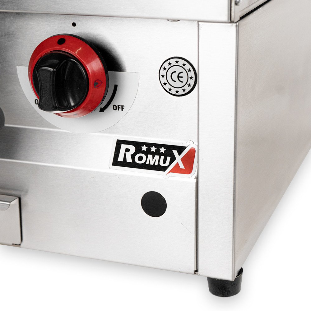 Barbacoa Industrial Piedra Volcánica 50cm Romux | Equipamiento Hostelería