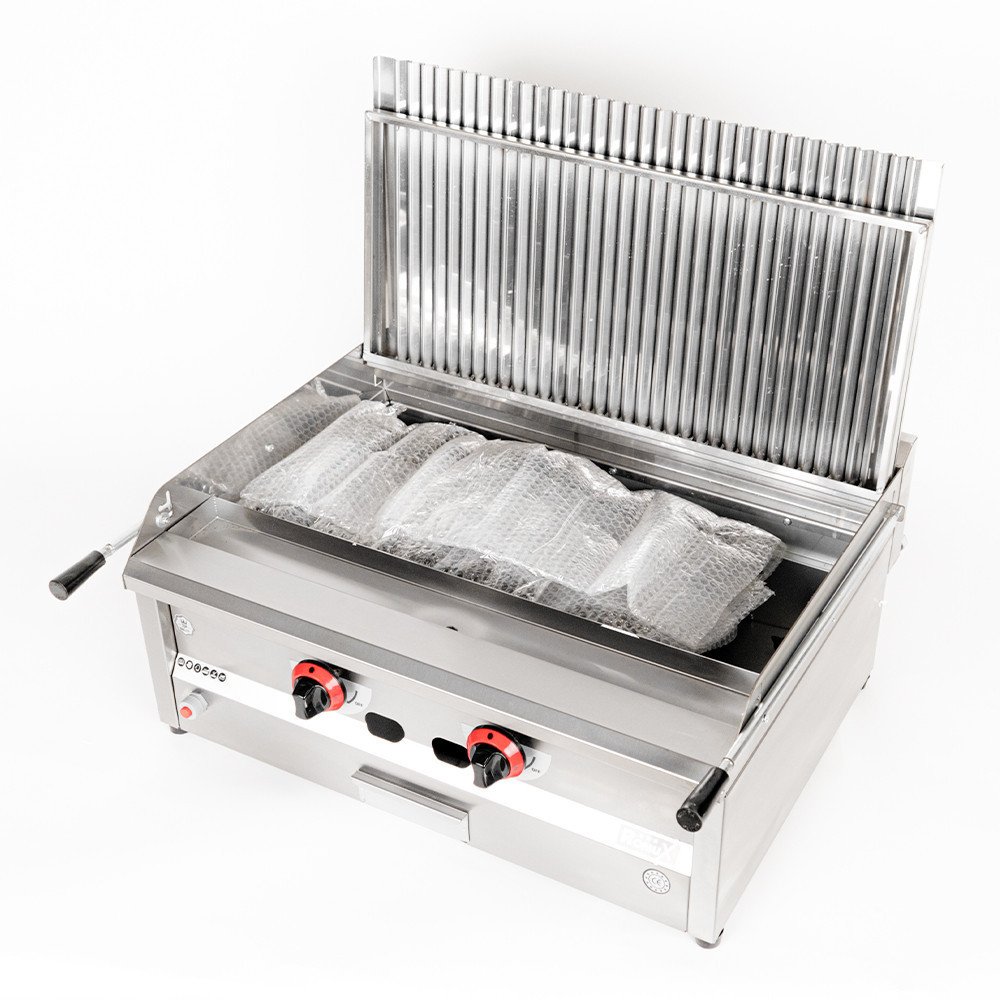 Barbacoa Industrial Gas 70 cm Sobremesa Romux | Equipamiento HORECA