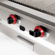 Barbacoa Industrial Gas 70cm Piedra Volcánica | Gastroten