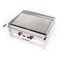 Barbacoa Industrial Gas 70cm Piedra Volcánica | Gastroten