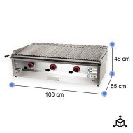 Barbacoa Industrial Piedra Volcánica 100 cm | Gastroten