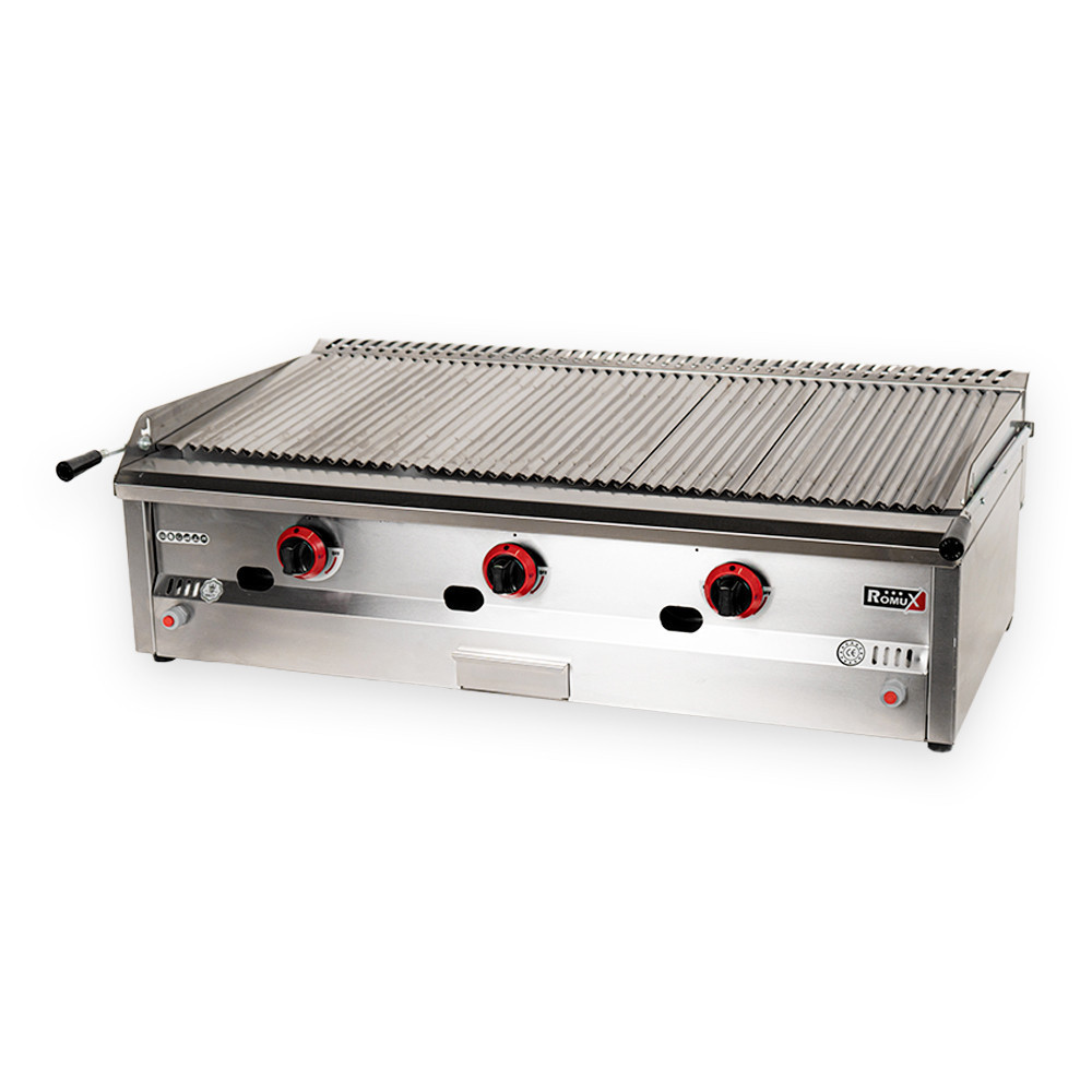 Barbacoa Industrial Sobremesa 100 cm Gas Romux | Equipamiento Industrial