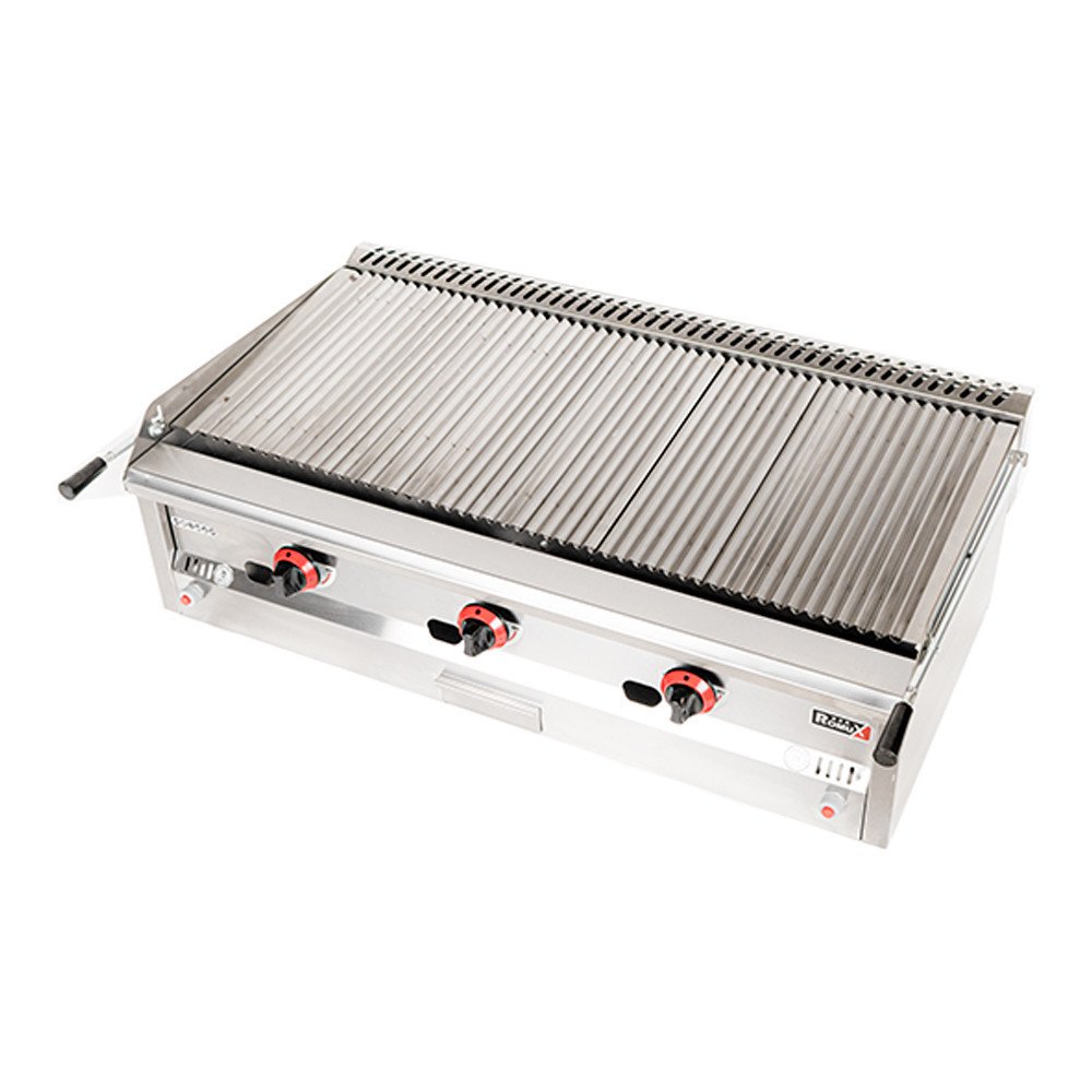 Barbacoa Industrial Sobremesa 100 cm Gas Romux | Equipamiento Industrial