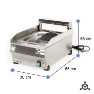 Calentador de Patatas Industrial 30 cm Cleiton | Equipamiento Hostelería