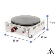 Crepera Industrial Simple a Gas 3 Kw Cleiton | Equipamiento Hostelería