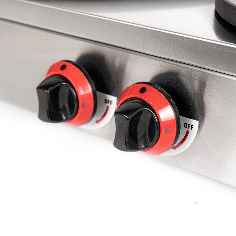 Crepera Industrial Doble 6 Kw Gas Sobremesa Cleiton | Equipamiento Hostelería