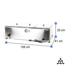Baño María Industrial 3 Cubas 1/1 GN Cleiton | Equipamiento Hostelería