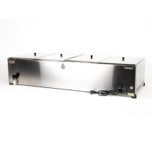 Baño María Industrial 4 Cubas 1/1 GN Romux | Equipamiento Hostelería