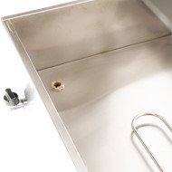 Baño María Industrial 4 Cubas 1/1 GN Romux | Equipamiento Hostelería