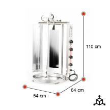 Showarma Industrial 4 Fuegos Eléctrica Romux | Equipamiento Industrial