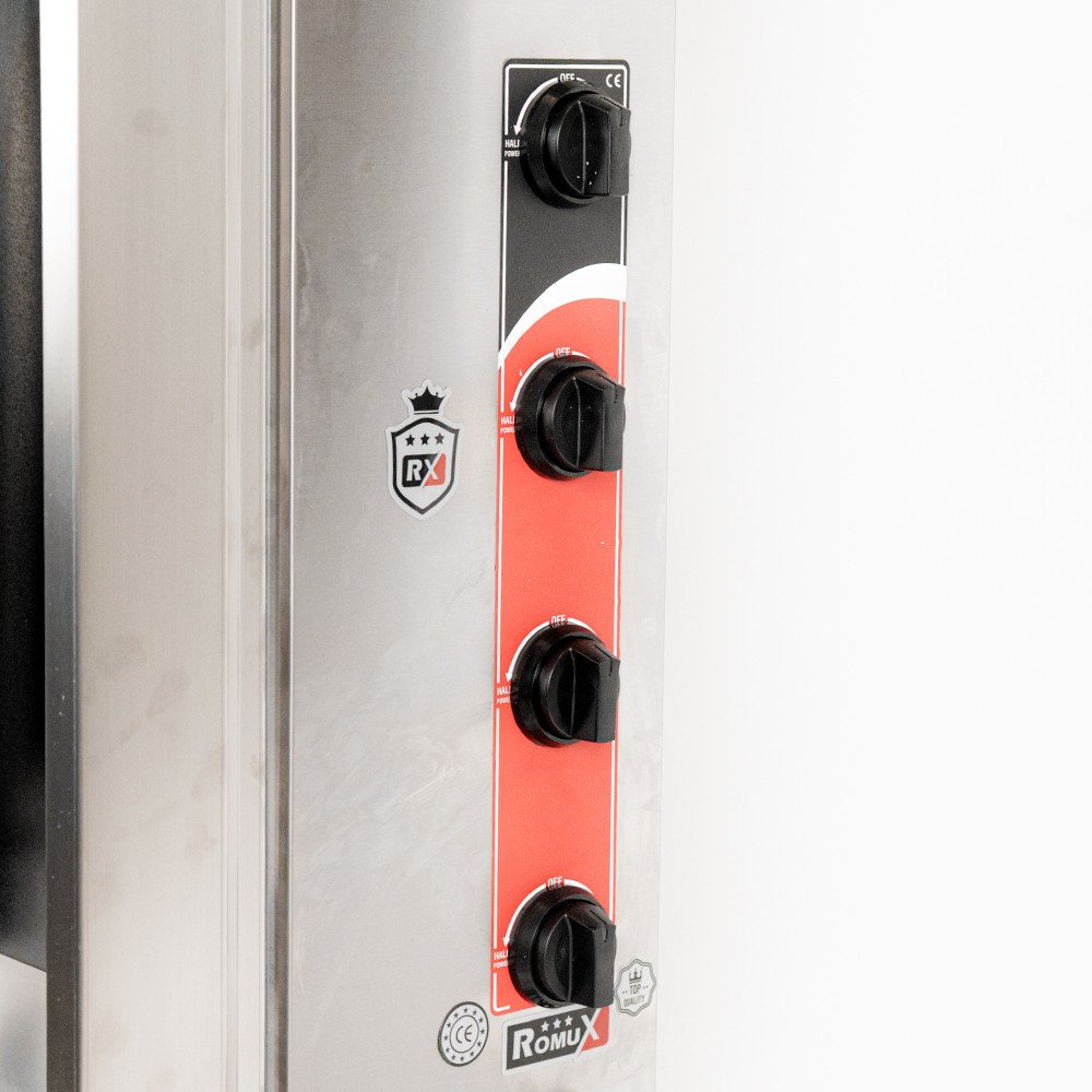 Showarma Industrial 4 Fuegos Eléctrica Romux | Equipamiento Industrial