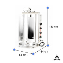 Shawarma Industrial 4 Fuegos Eléctrica Cleiton | Equipamiento Profesional
