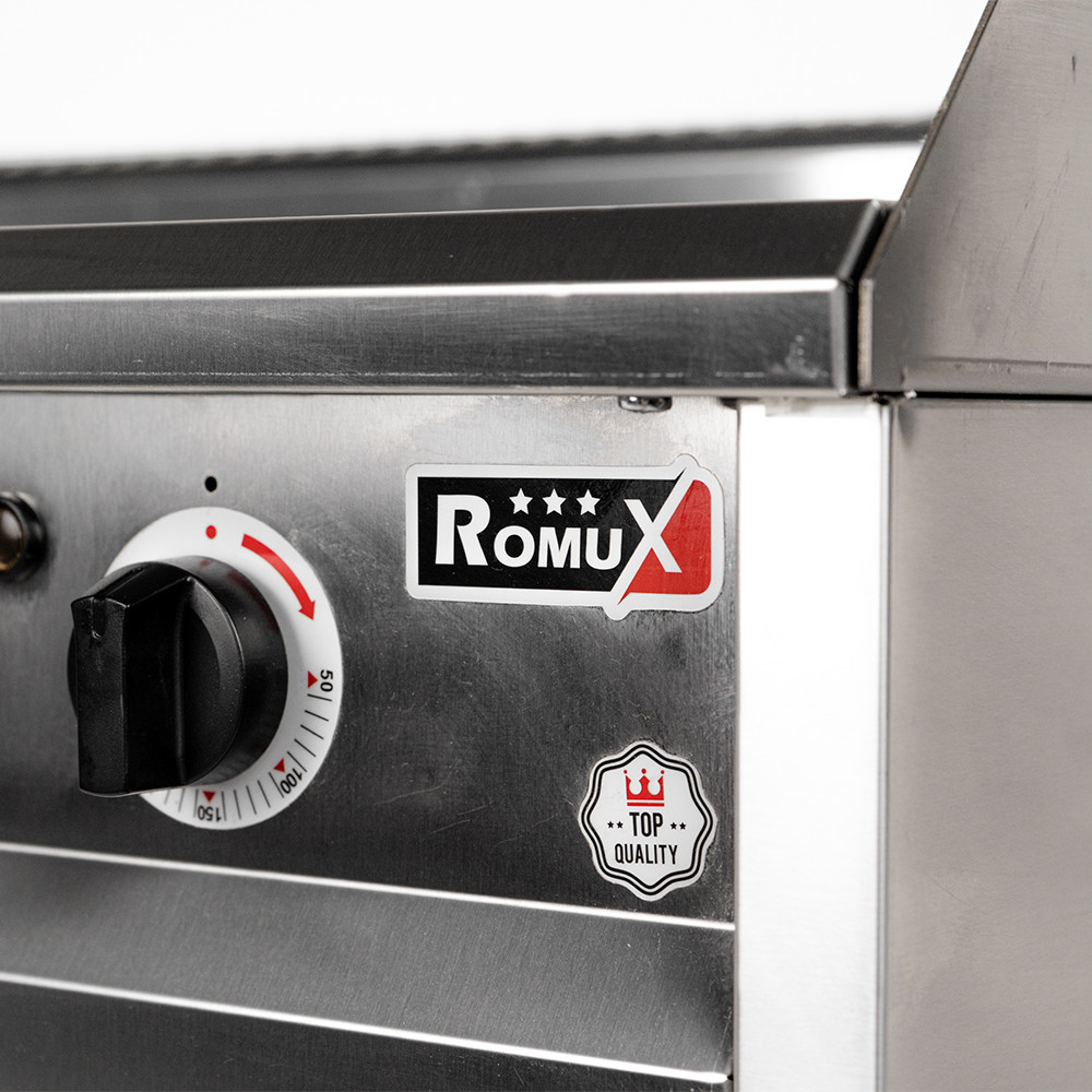 Plancha Industrial Eléctrica 70 cm Romux | Equipamiento Industrial
