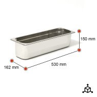 Cubeta Gastronorm 2/4 150mm | Equipamiento Industrial