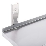 Estante de Pared Doble Liso Ajustable 800x650 | Gastroten