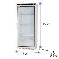 Armario Expositor Refrigerado 600L Ventilado | Gastroten