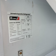 Armario Expositor Refrigerado 300L Ventilado Romux | Equipamiento Industrial