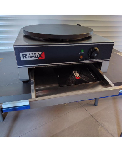 Crepera Doble Eléctrica Sobremesa Romux | Equipamiento Industrial