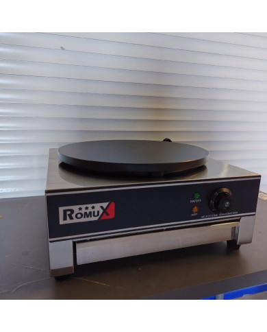 Crepera Doble Eléctrica Sobremesa Romux | Equipamiento Industrial