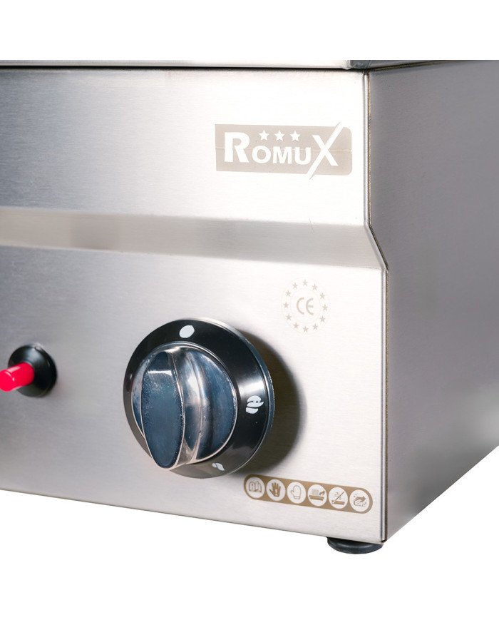 Plancha a gas 50 cm top romux