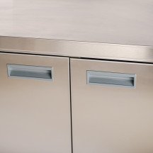 Estante de acero inoxidable ajustable pared cocina 1200x400x400 mm ROMUX