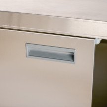 Estante de acero inoxidable ajustable pared cocina 1200x400x400 mm ROMUX