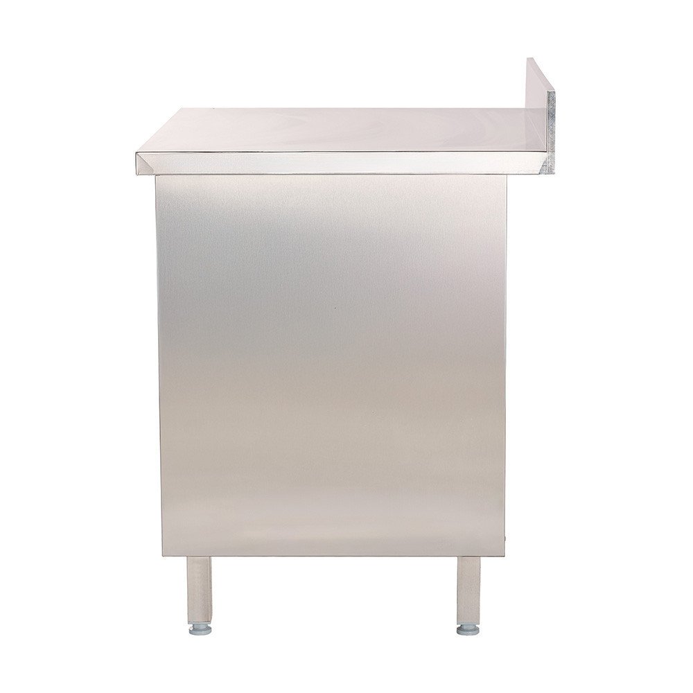 Estante de acero inoxidable ajustable pared cocina 1200x400x400 mm ROMUX