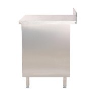Estante de acero inoxidable ajustable pared cocina 1200x400x400 mm ROMUX