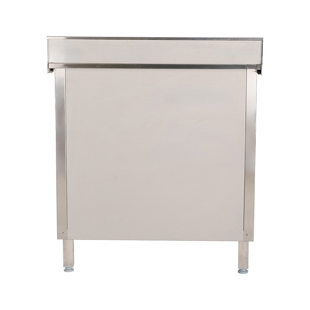 Estante de acero inoxidable ajustable pared cocina 1200x400x400 mm ROMUX