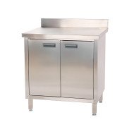 Estante de acero inoxidable ajustable pared cocina 1200x400x400 mm ROMUX