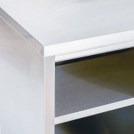 Mesa De Trabajo Acero Inoxidable Para Hosteleria Romux 800X800 Mm ROM
