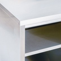 Mesa De Trabajo Acero Inoxidable Para Hosteleria Romux 1200X800 Mm RO