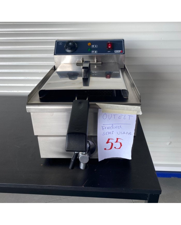 Freidora Industrial a Gas Natural 18L Sobremesa | Gastroten