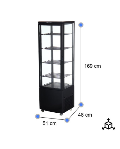 Vitrina Pastelera Refrigerada Vertical 230L | Gastroten