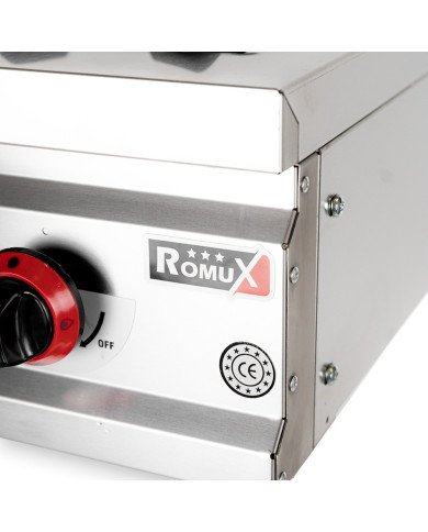 Cocina Industrial 4 Fuegos Gas 90x85 cm Romux | Equipamiento Industrial