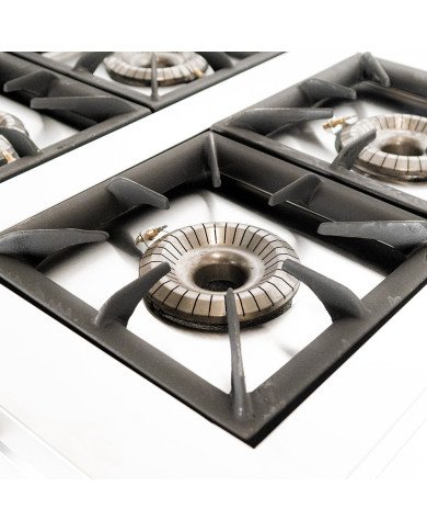 Cocina Industrial 4 Fuegos Gas 90x85 cm Romux | Equipamiento Industrial