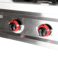 Cocina Industrial 4 Fuegos Gas 90x85 cm Romux | Equipamiento Industrial