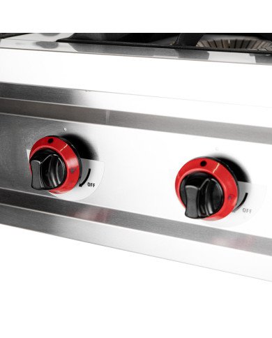 Cocina Industrial 4 Fuegos Gas 90x85 cm Romux | Equipamiento Industrial