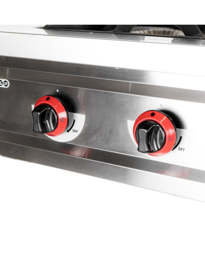 Cocina Industrial 4 Fuegos Gas Sobremesa 90x85 cm | Gastroten