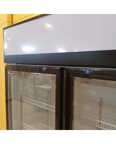 Armario Expositor Refrigerado 600L Ventilado Romux | Equipamiento Industrial
