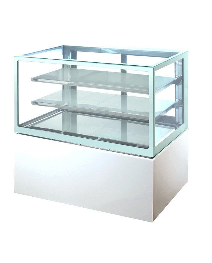 Vitrina Pastelera Refrigerada Cuadrada de Sobremesa de 350 litros | Equipamiento industrial