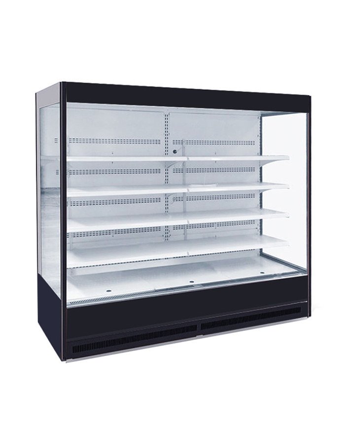 Vitrina Expositora Mural Refrigerada para Lácteos con 4 Estantes Romux | Equipamiento Hostelería