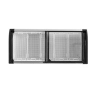 Isla de Congelación 460 Litros con 2 Puertas Correderas Cristal Curvo Blanca | Equipamiento Hostelería