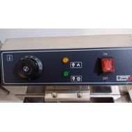 81. Freidora Industrial Eléctrica Doble 10+10 Litros con grifo Sobremesa (CC-76)