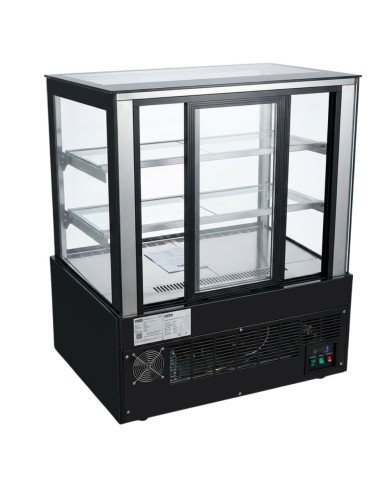 Vitrina Pastelera Refrigerada Cuadrada de Suelo de 640 litros | Equipamiento industrial